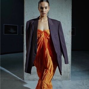 Baobab Ariel Orange Maxi Dress